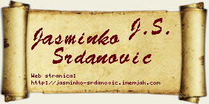 Jasminko Srdanović vizit kartica